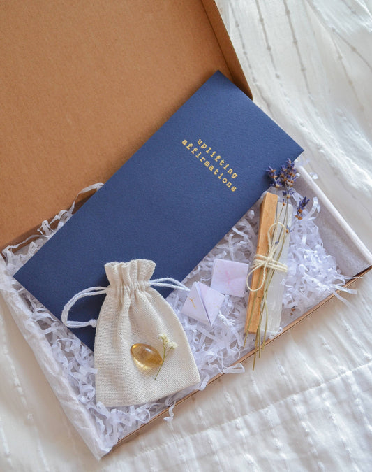 Uplifting Citrine Crystal Self-Care Box