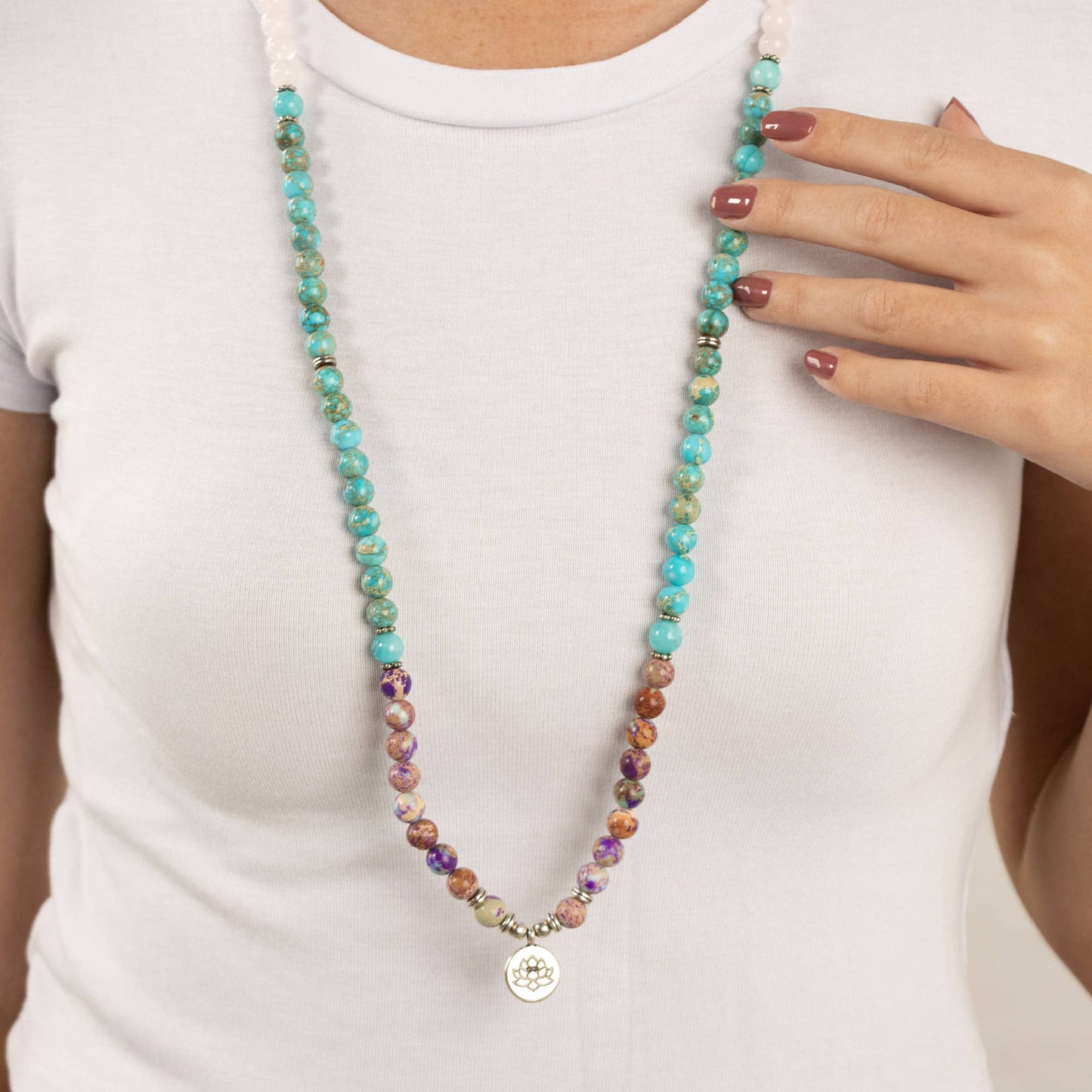 Mala Bead Necklace - Rebirth