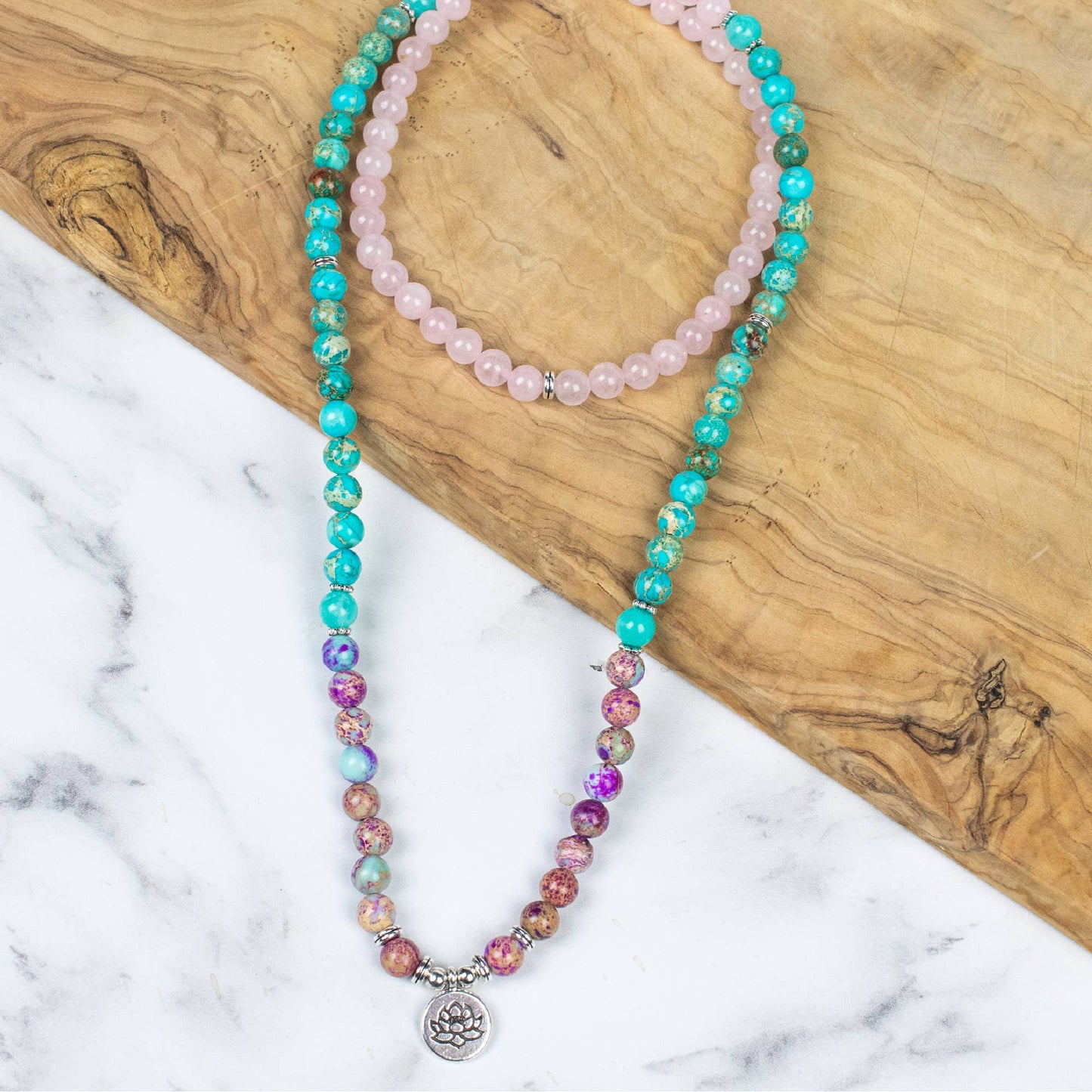 Mala Bead Necklace - Rebirth