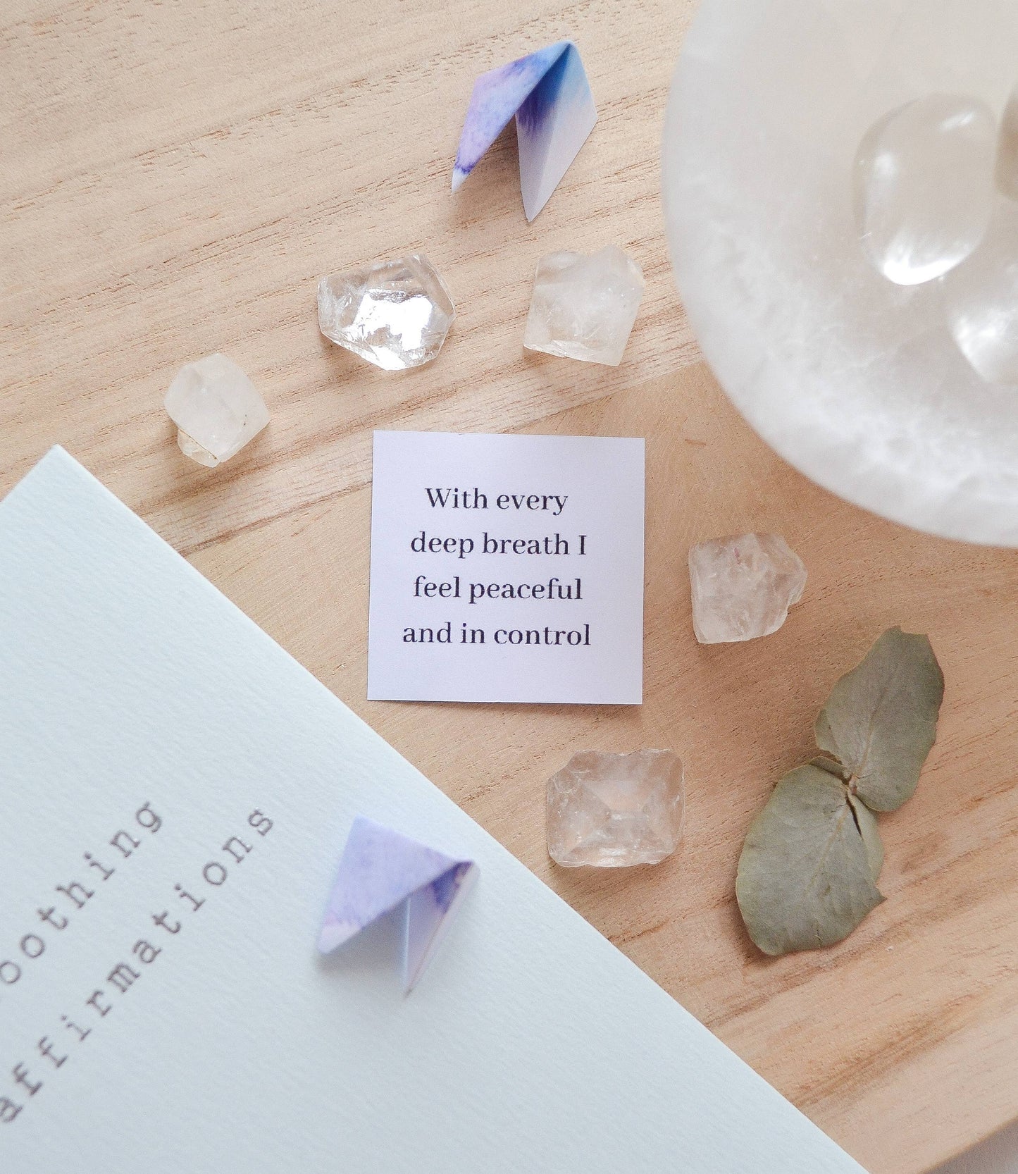 Soothing Apophyllite Crystal Self Care Box