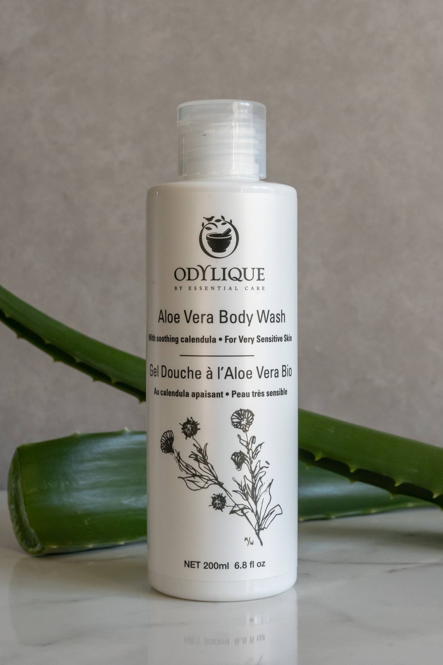 Aloe Vera Body Wash 200ml suitable for sensitive skin: 200ml