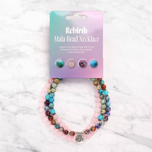 Mala Bead Necklace - Rebirth