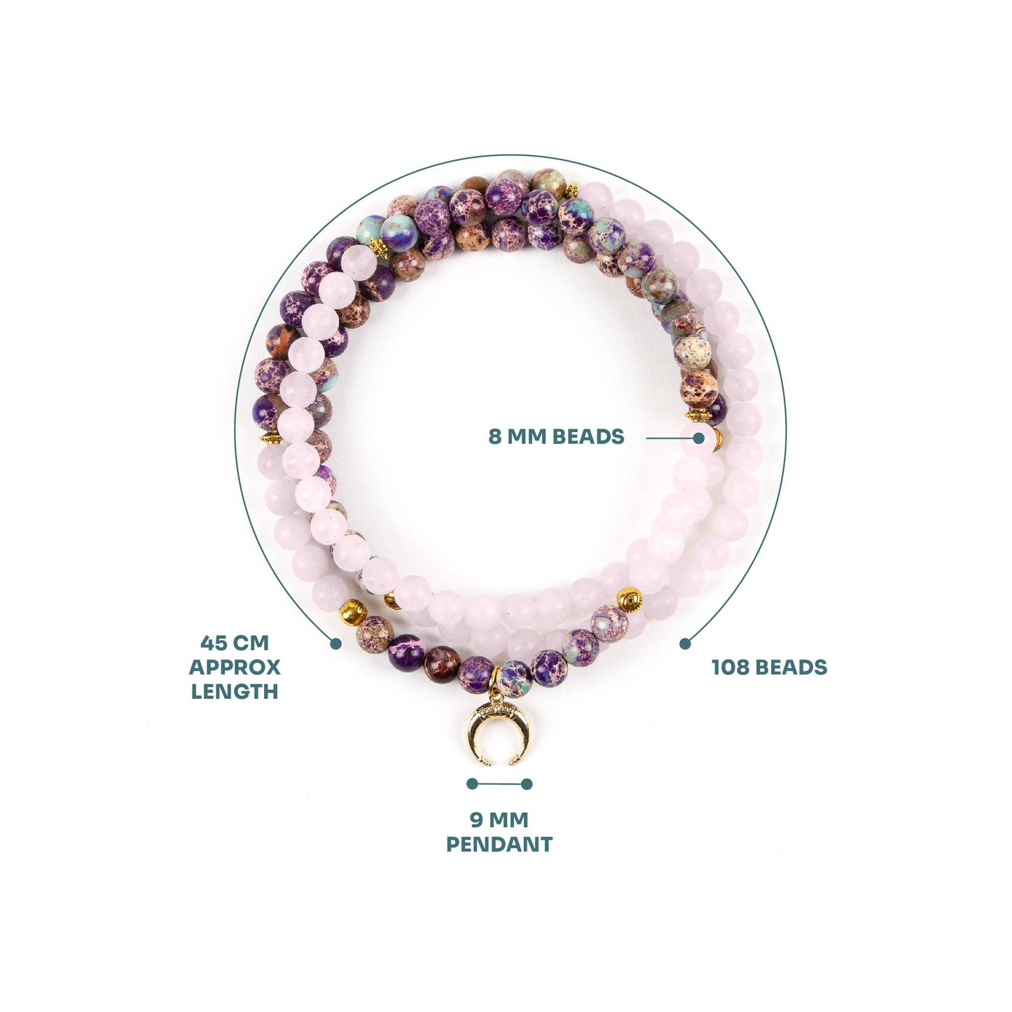 Mala Bead Necklace - Balance