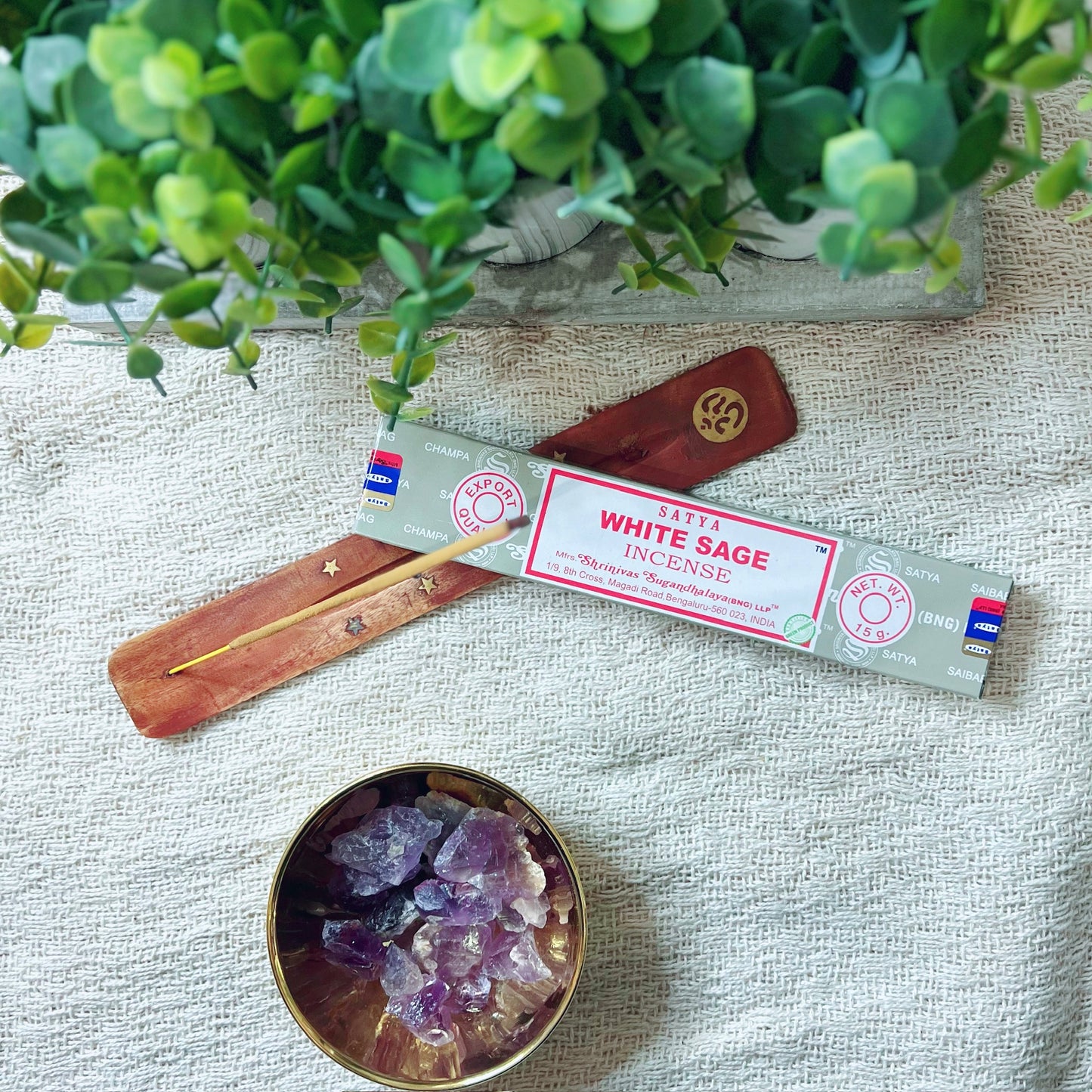 White Sage Incense Sticks by Satya