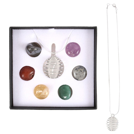 Chakra Balancing Crystal Necklace