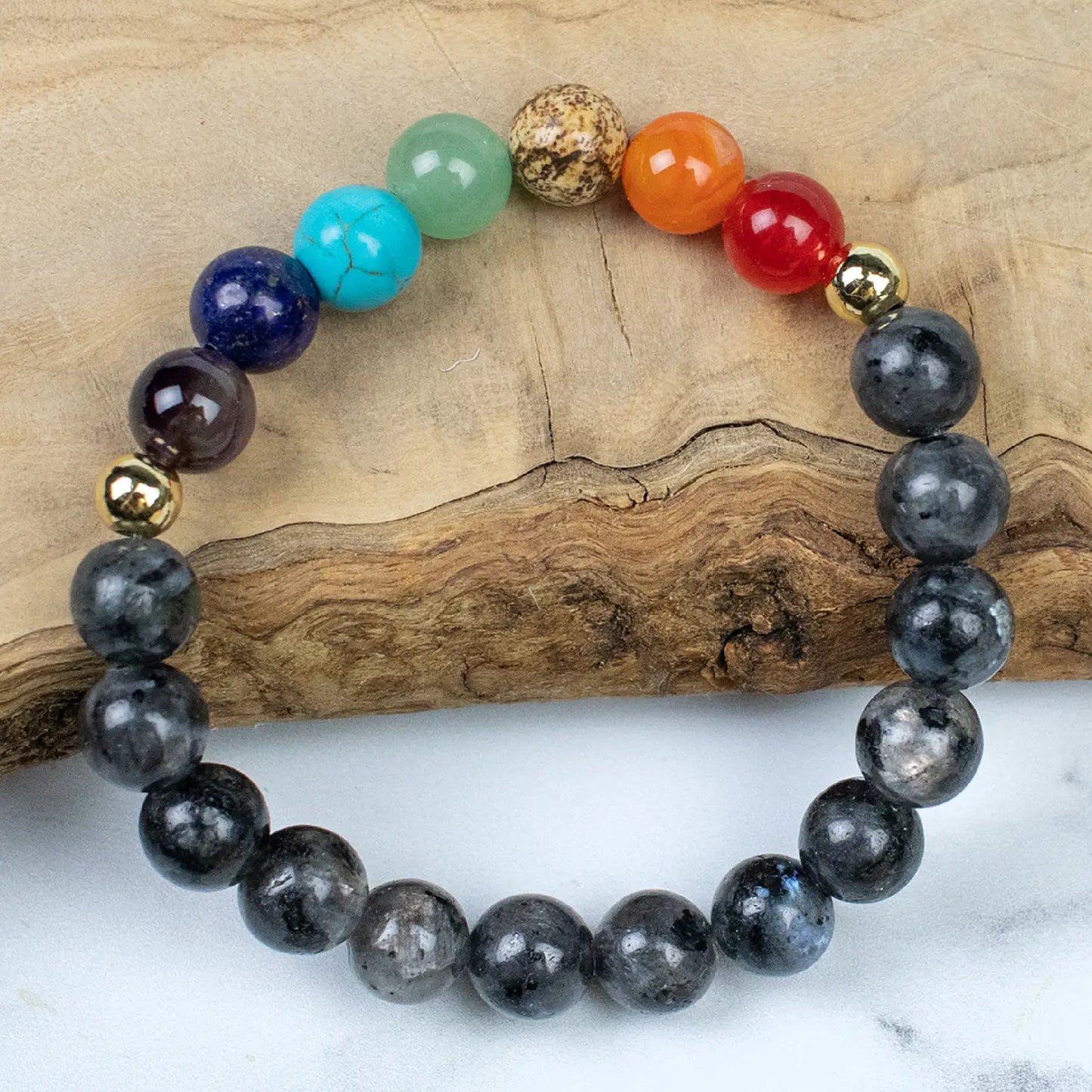 Myga Crystal Bead Bracelet