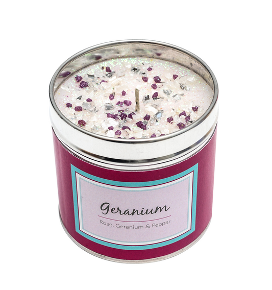 Geranium Seriously Scented Candle by Best Kept Secrets