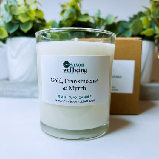 Gold, Frankincense &amp; Myrrh - Large Candle