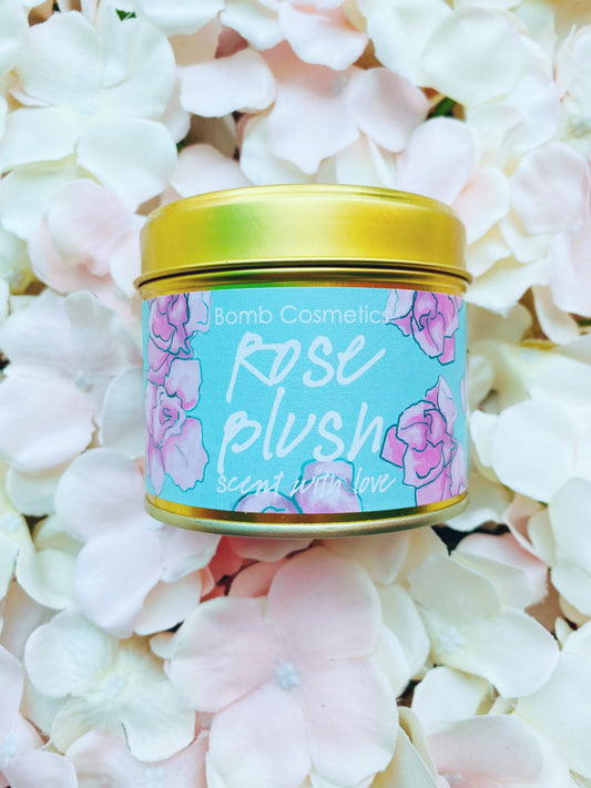 Rose Blush Tin Candle