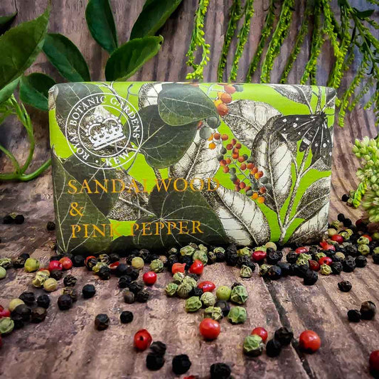 Kew Gardens Sandalwood and Pink Pepper Soap