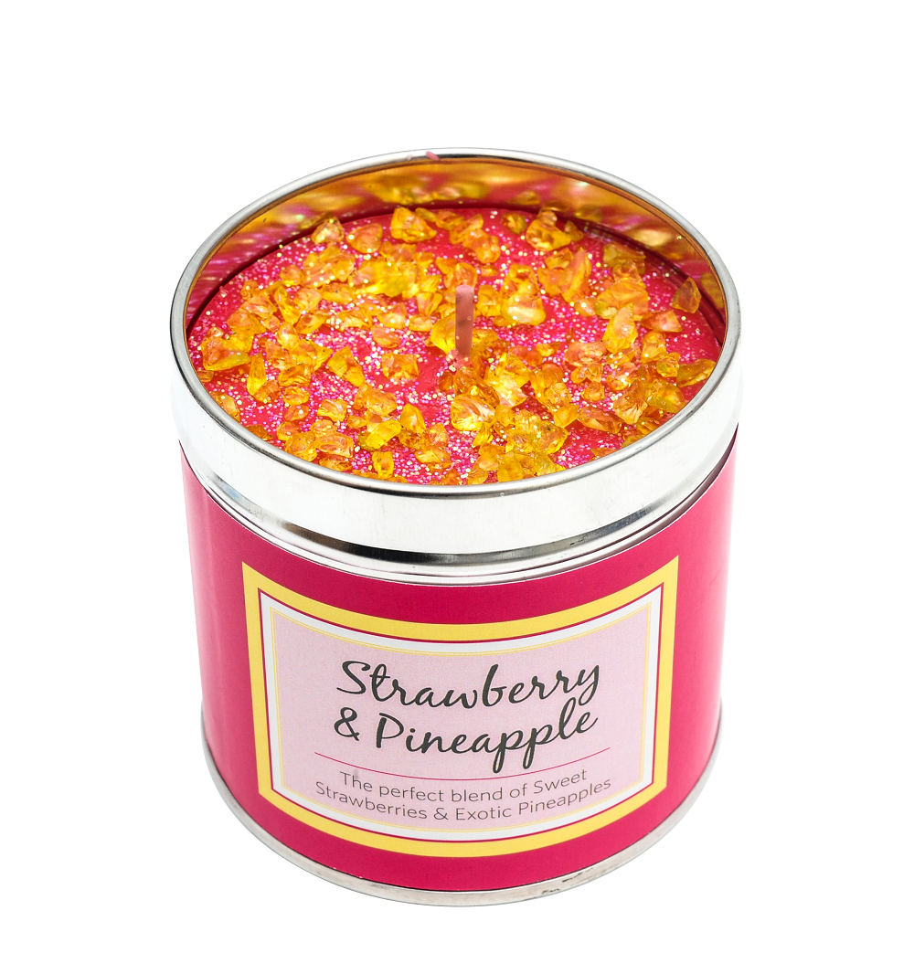 Pineapple &amp; Strawberry Candle