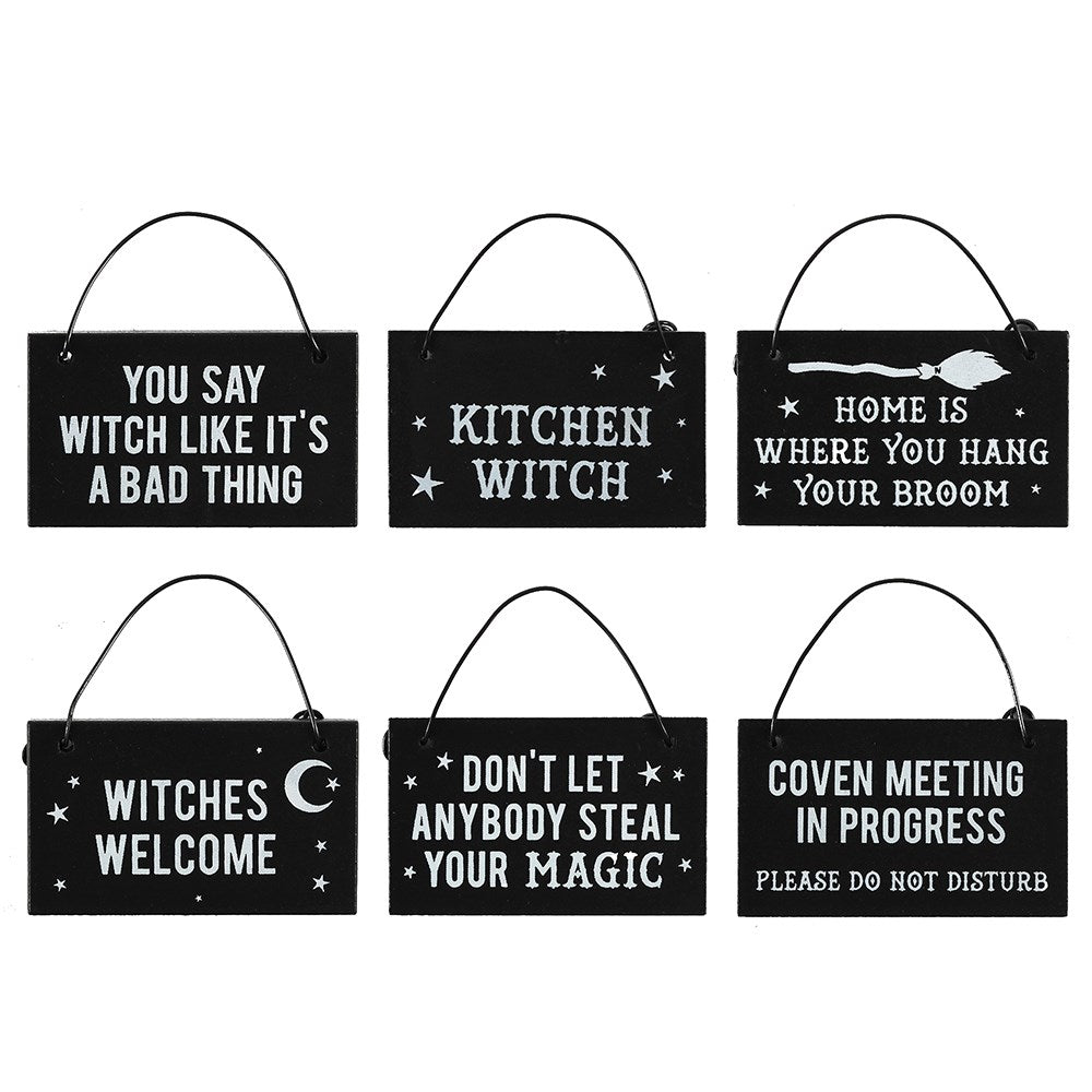 Mini Witch Signs