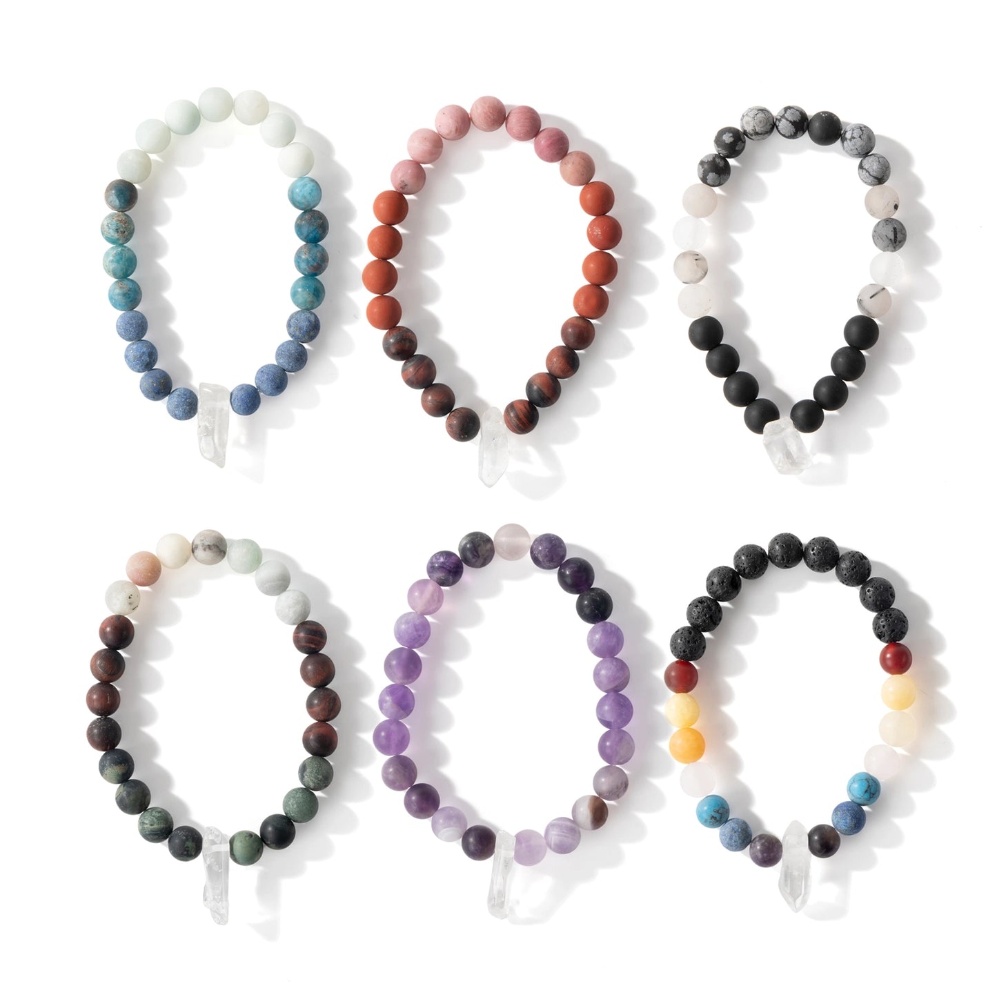 Bead Bracelets - Crystals and Stones