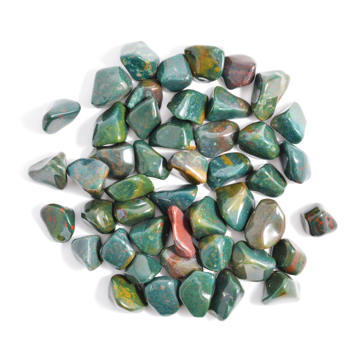 Bloodstone Tumbled Gemstones