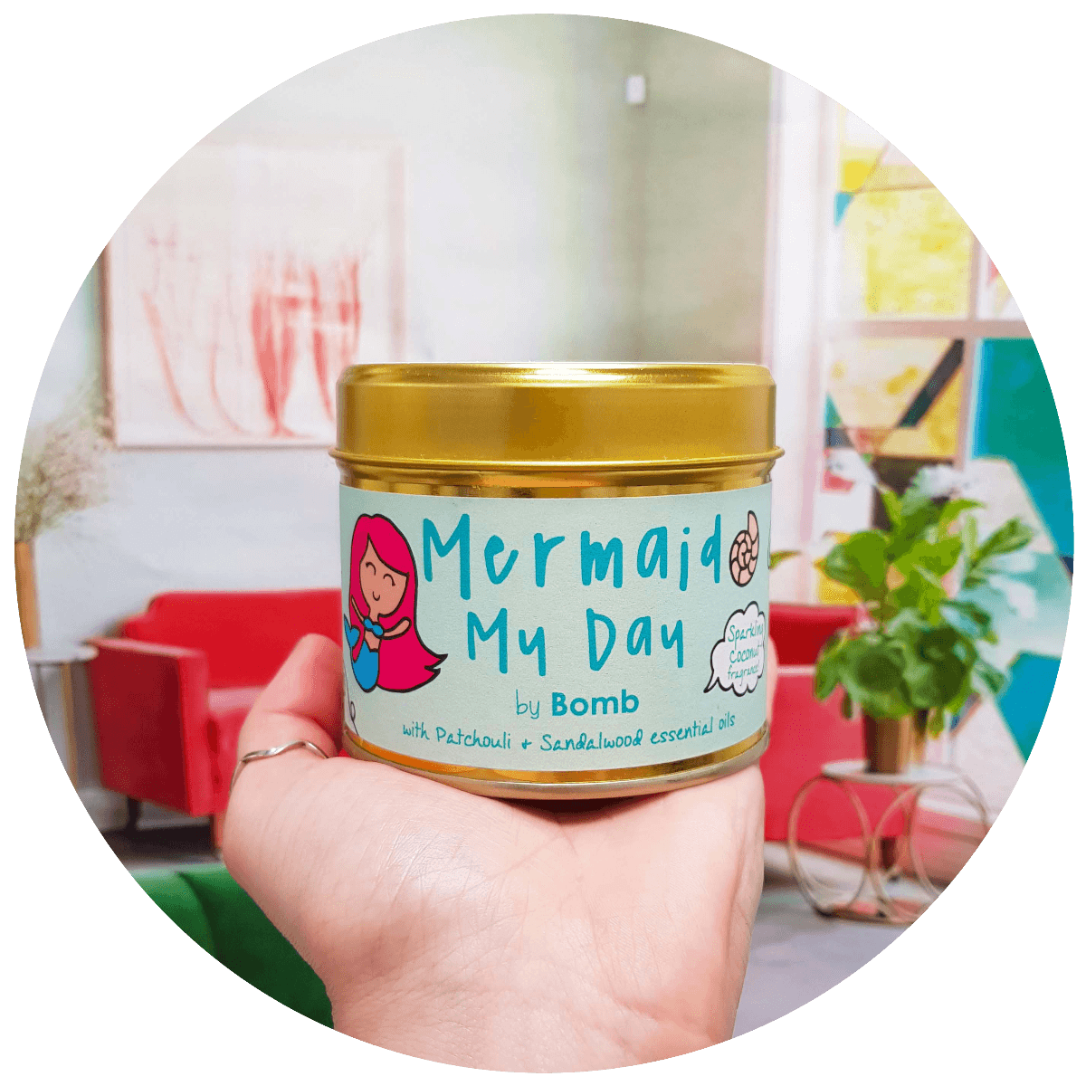 Mermaid My Day Candle