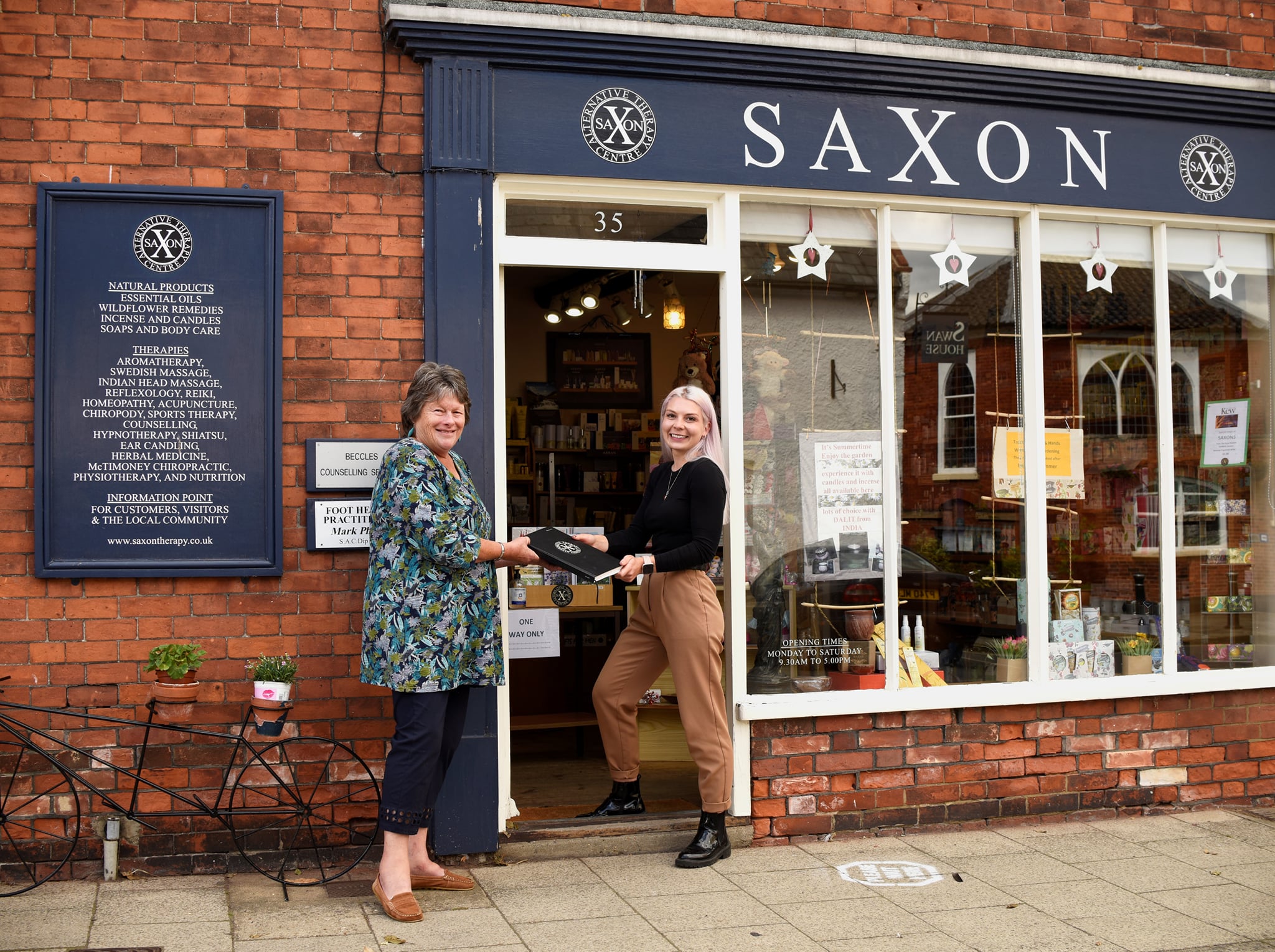 New Owner at Saxons Alternative Therapy Centre, Beccles