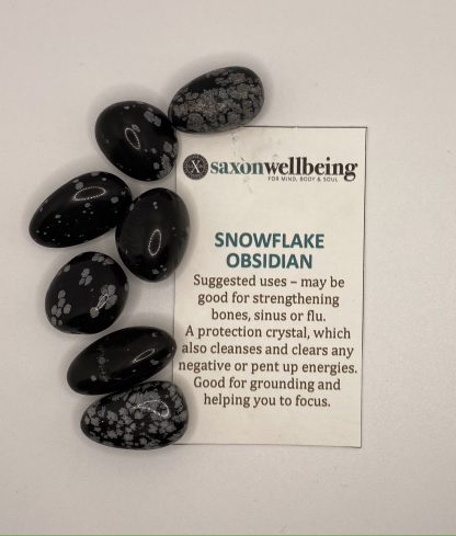 Snowflake Obsidian Tumblestone Crystal